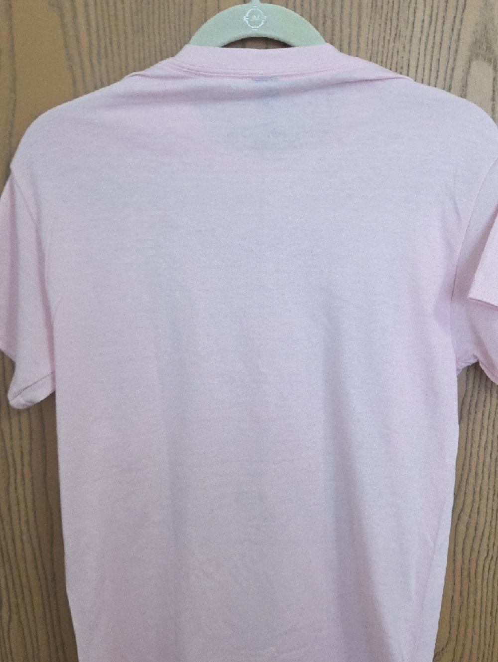 Gildan Pink Short Sleeve Tee with Colorful 'The I'm Fine' Skeleton Graphic - Picture 4 of 6